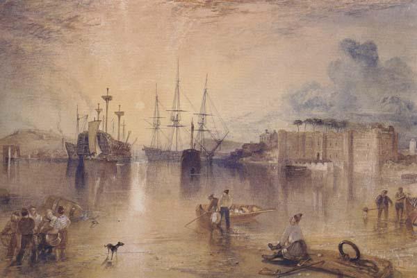 Joseph Mallord William Turner UpnorCastle,Kent (mk47) oil painting picture